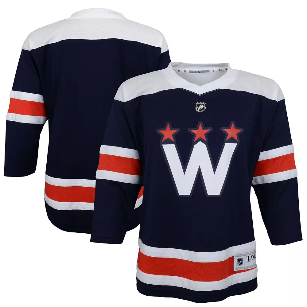 Preschool Navy Washington Capitals 2020/21 Alternate Replica Jersey 1 Preschool Navy Washington Capitals 2020/21 Alternate Replica Jersey