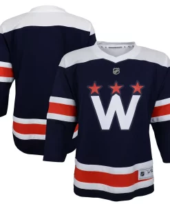 Alternative view of Preschool Navy Washington Capitals 2020/21 Alternate Replica Jersey