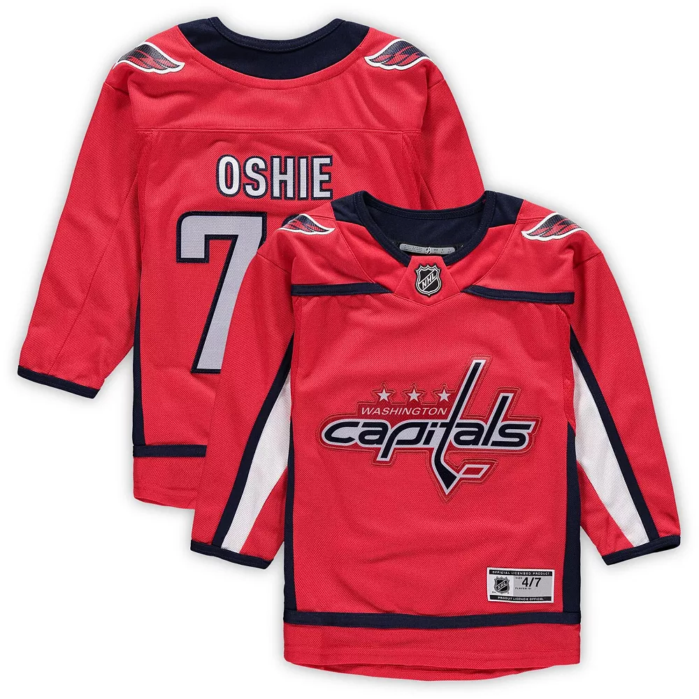 Preschool TJ Oshie Red Washington Capitals Home Premier Player Jersey 1 Preschool TJ Oshie Red Washington Capitals Home Premier Player Jersey