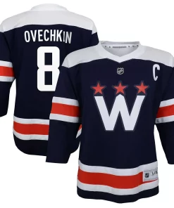 Preschool Alexander Ovechkin Navy Washington Capitals 2020/21 Alternate Replica Player Jersey -MLB Shop 4964359 ALT