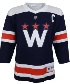Preschool Alexander Ovechkin Navy Washington Capitals 2020/21 Alternate Replica Player Jersey -MLB Shop 4964359 ALT2