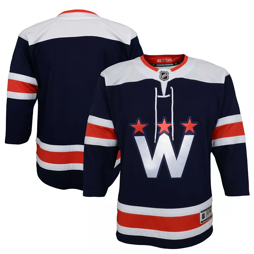 Youth Navy Washington Capitals 2020/21 Alternate Premier Jerseys 1 Youth Navy Washington Capitals 2020/21 Alternate Premier Jerseys