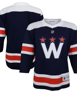Youth Navy Washington Capitals 2020/21 Alternate Replica Jersey