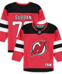 Alternative view of Preschool P.K. Subban Red New Jersey Devils Home Premier Player Jersey