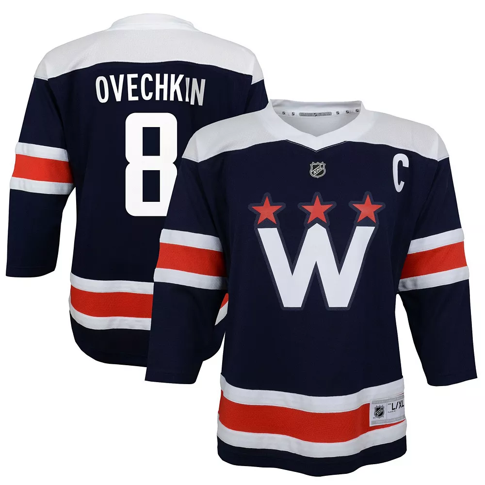 Toddler Alexander Ovechkin Navy Washington Capitals 2020/21 Alternate Replica Player Jersey 2 Toddler Alexander Ovechkin Navy Washington Capitals 2020/21 Alternate Replica Player Jersey - Image 2