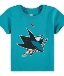 Toddler Teal San Jose Sharks Primary Logo T-Shirt