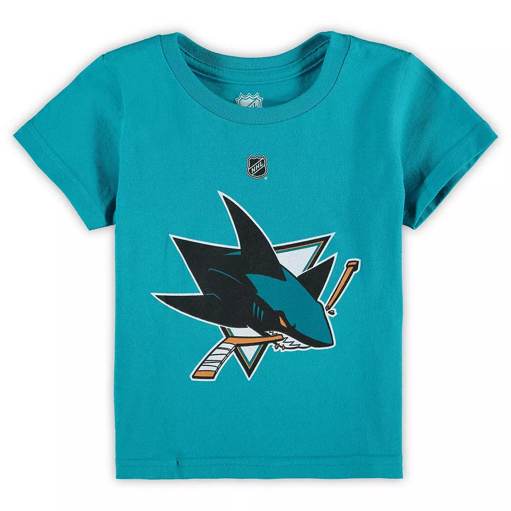 Toddler Teal San Jose Sharks Primary Logo T-Shirt 1 Toddler Teal San Jose Sharks Primary Logo T-Shirt