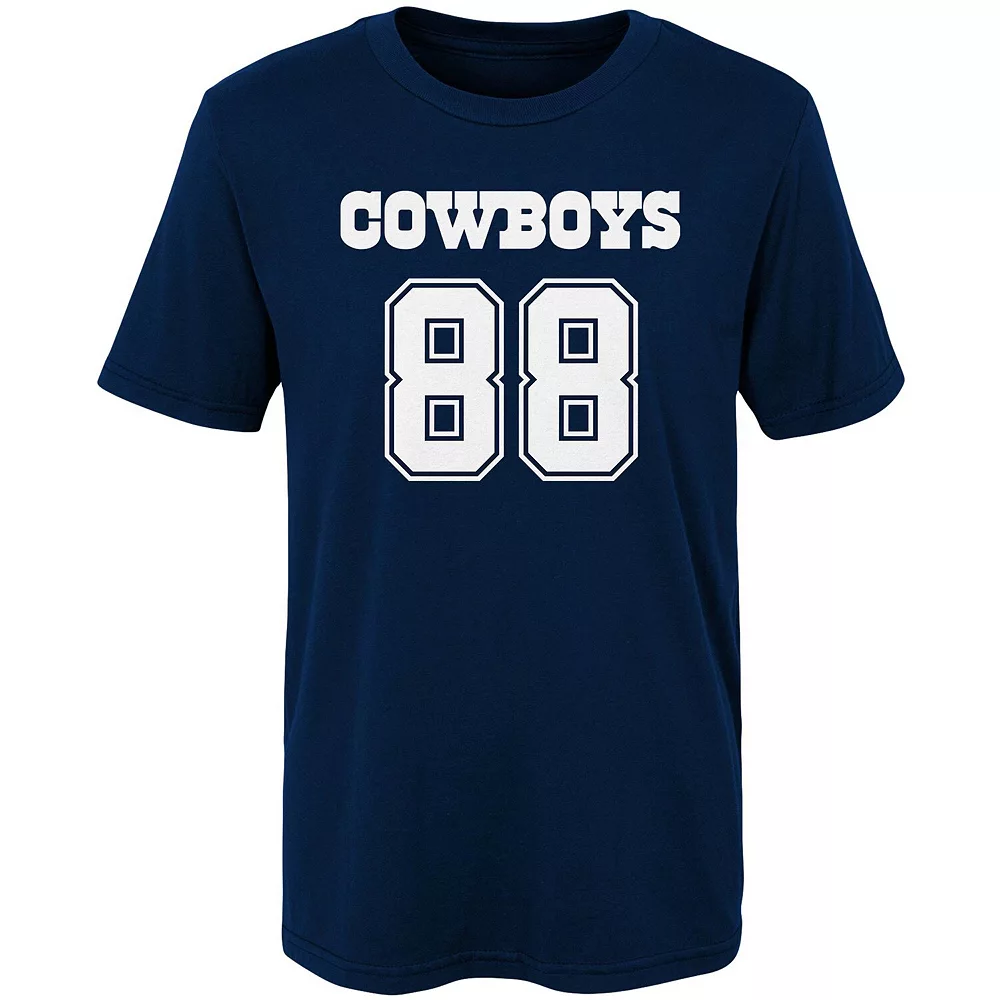 Preschool CeeDee Lamb Navy Dallas Cowboys Mainliner Player Name & Number T-Shirt 3 Preschool CeeDee Lamb Navy Dallas Cowboys Mainliner Player Name & Number T-Shirt - Image 3