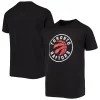 Youth Black Toronto Raptors Primary Logo T-Shirt