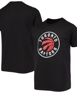 Alternative view of Youth Black Toronto Raptors Primary Logo T-Shirt