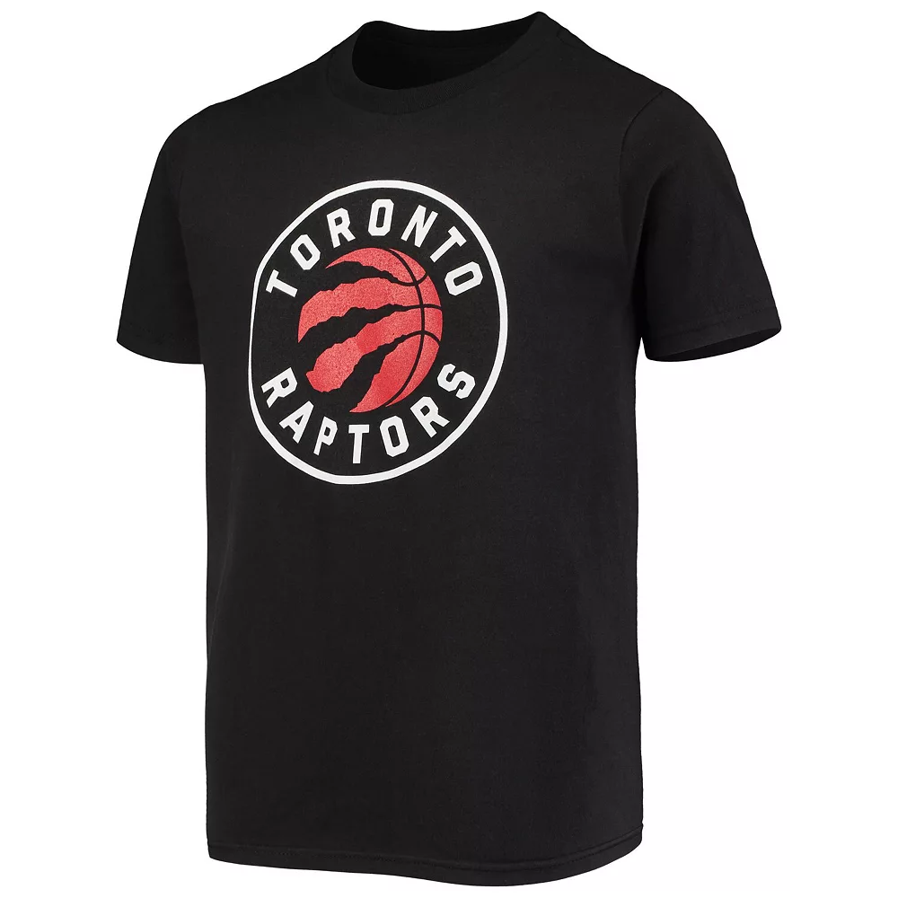 Youth Black Toronto Raptors Primary Logo T-Shirt 3 Youth Black Toronto Raptors Primary Logo T-Shirt - Image 3
