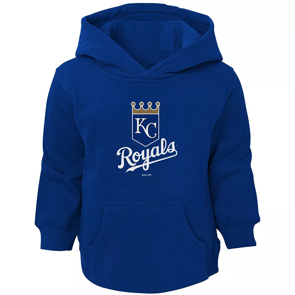 Toddler Royal Kansas City Royals Primary Logo Team Pullover Hoodie 1 Toddler Royal Kansas City Royals Primary Logo Team Pullover Hoodie