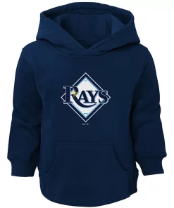 Toddler Navy Tampa Bay Rays Primary Logo Pullover Hoodie
