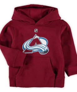 Toddler Burgundy Colorado Avalanche Primary Logo Pullover Hoodie