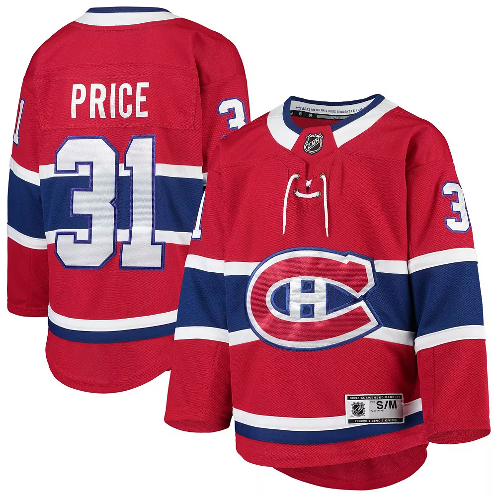 Youth Carey Price Red Montreal Canadiens Premier Player Jersey 1 Youth Carey Price Red Montreal Canadiens Premier Player Jersey