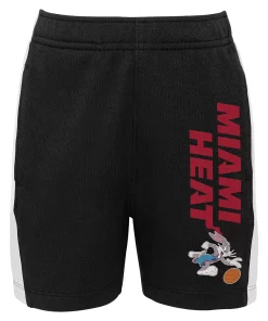 Youth Black Miami Heat Space Jam 2 Slam Dunk Mesh Shorts -MLB Shop 5320983 ALT