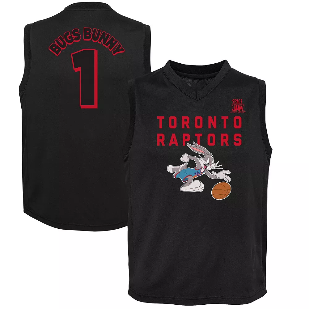 Youth Black Toronto Raptors Space Jam 2 Slam Dunk Mesh Tank Top 2 Youth Black Toronto Raptors Space Jam 2 Slam Dunk Mesh Tank Top - Image 2