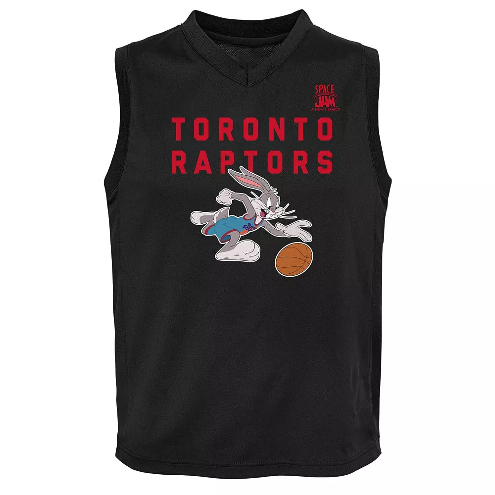 Youth Black Toronto Raptors Space Jam 2 Slam Dunk Mesh Tank Top 3 Youth Black Toronto Raptors Space Jam 2 Slam Dunk Mesh Tank Top - Image 3