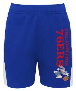 Youth Royal Philadelphia 76ers Space Jam 2 Slam Dunk Mesh Shorts