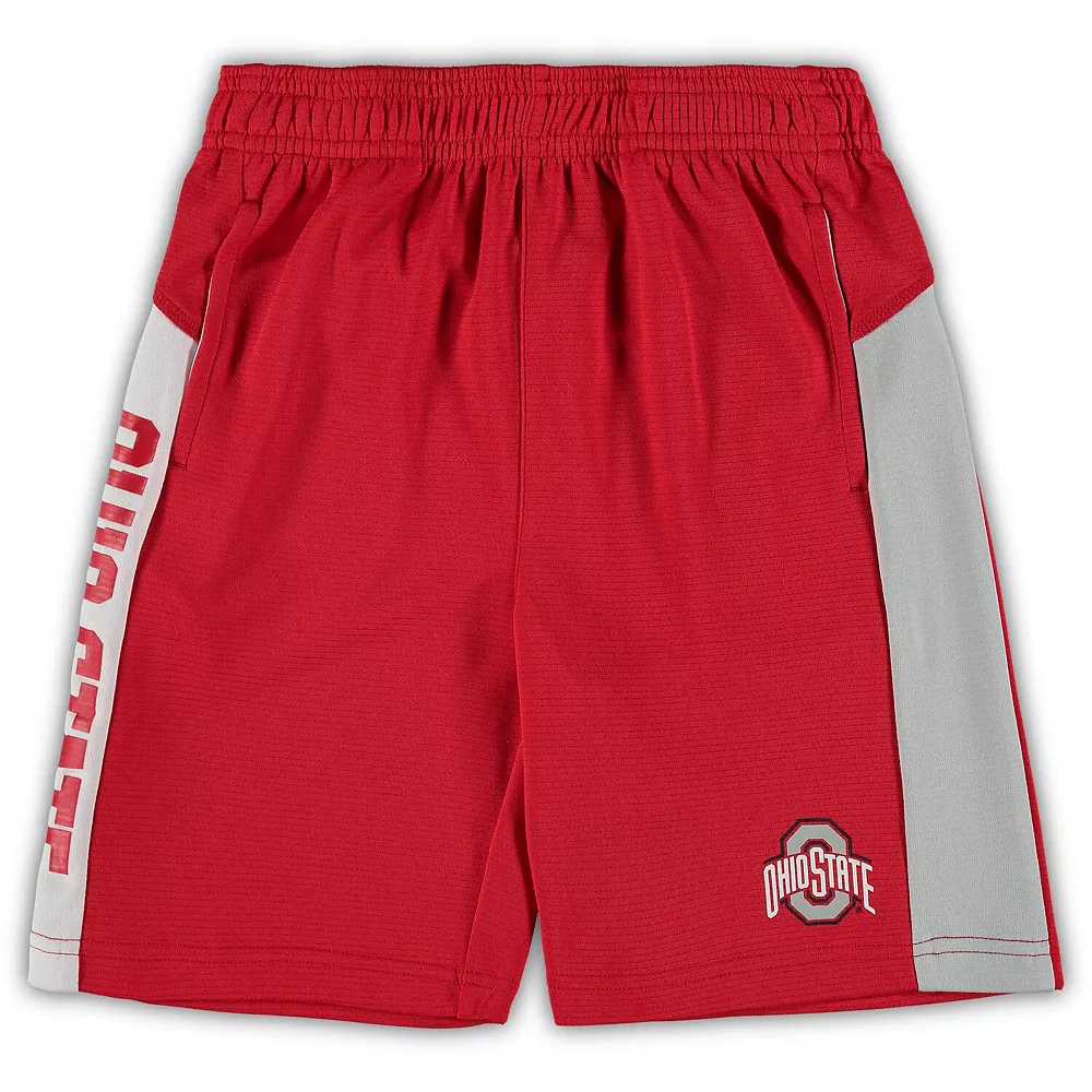 Preschool Scarlet Ohio State Buckeyes Down The Field Mesh Shorts 1 Preschool Scarlet Ohio State Buckeyes Down The Field Mesh Shorts