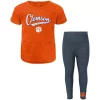 Girls Preschool Orange Clemson Tigers Stadium T-Shirt & Leggings Set