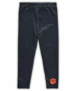 Girls Preschool Orange Clemson Tigers Stadium T-Shirt & Leggings Set -MLB Shop 5364566 ALT3