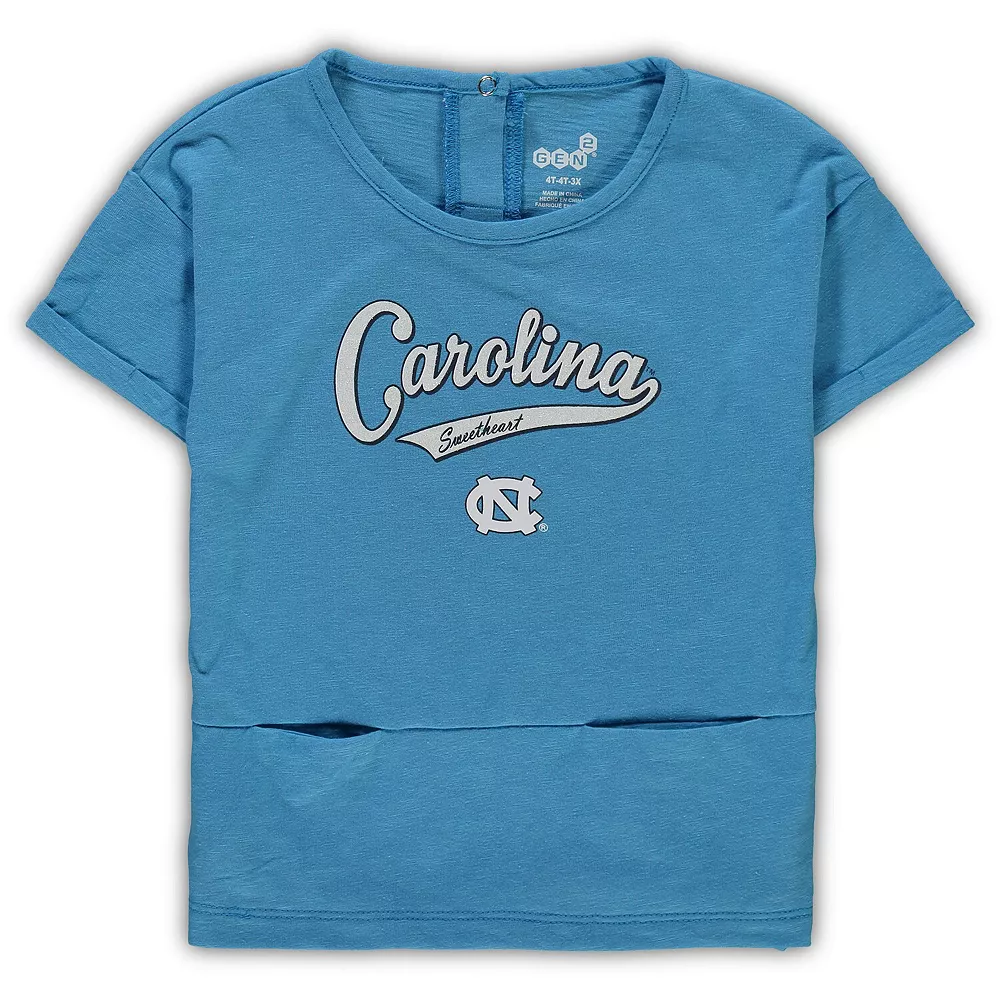 Girls Preschool Carolina Blue North Carolina Tar Heels Stadium T-Shirt & Leggings Set 3 Girls Preschool Carolina Blue North Carolina Tar Heels Stadium T-Shirt & Leggings Set - Image 3