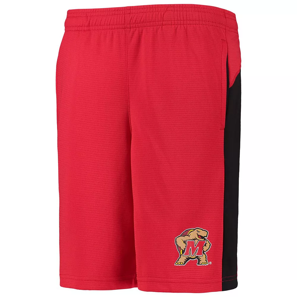 Youth Red Maryland Terrapins Down The Field Mesh Shorts 2 Youth Red Maryland Terrapins Down The Field Mesh Shorts - Image 2