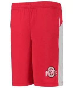 Youth Scarlet Ohio State Buckeyes Down The Field Mesh Shorts 5 Youth Scarlet Ohio State Buckeyes Down The Field Mesh Shorts -MLB Shop 5365899 ALT2
