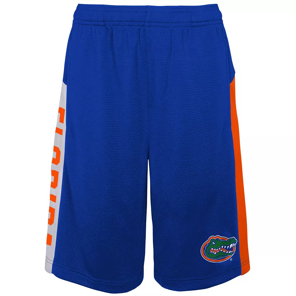 Youth Royal Florida Gators Down The Field Mesh Shorts 1 Youth Royal Florida Gators Down The Field Mesh Shorts