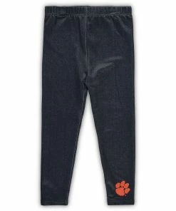 Girls Toddler Orange Clemson Tigers T-Shirt and Leggings Set -MLB Shop 5367496 ALT3