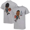 Youth Zion Williamson Heathered Gray New Orleans Pelicans Pixel Player T-Shirt