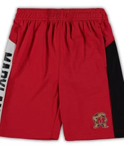 Preschool Red Maryland Terrapins Down The Field Mesh Shorts