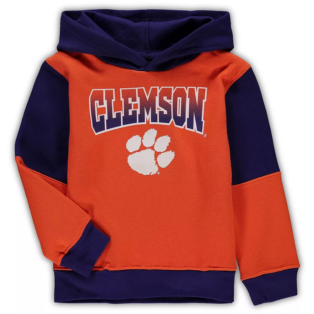 Preschool Orange/Purple Clemson Tigers Sideline Hoodie & Pants Set 2 Preschool Orange/Purple Clemson Tigers Sideline Hoodie & Pants Set - Image 2