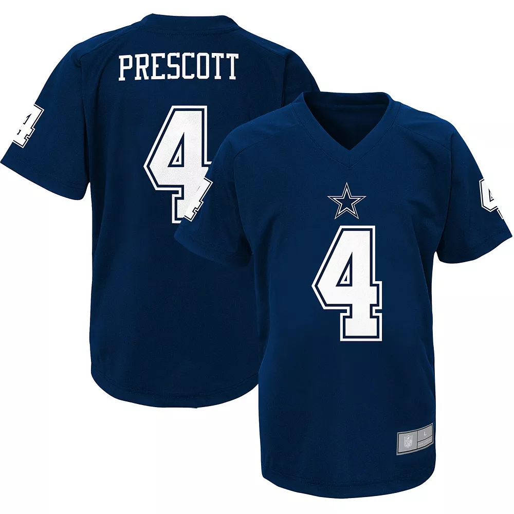 Youth Dak Prescott Navy Dallas Cowboys Performance Player Name & Number Raglan V-Neck T-Shirt 1 Youth Dak Prescott Navy Dallas Cowboys Performance Player Name & Number Raglan V-Neck T-Shirt
