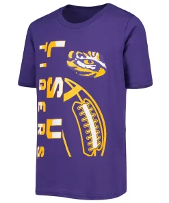 Youth Purple LSU Tigers Encore Play Football T-Shirt -MLB Shop 5381995 ALT2