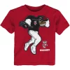 Toddler Red Wisconsin Badgers Yard Rush II Football Player T-Shirt