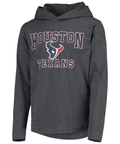 Youth Heathered Gray Houston Texans First Round Pick Long Sleeve Hoodie T-Shirt 5 Youth Heathered Gray Houston Texans First Round Pick Long Sleeve Hoodie T-Shirt -MLB Shop 5392176 ALT2
