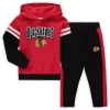 Preschool Red/Black Chicago Blackhawks Miracle On Ice Pullover Hoodie & Pants Set