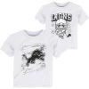Toddler White Detroit Lions Coloring Activity Two-Pack T-Shirt Set
