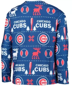 Youth Royal Chicago Cubs Allover Print Long Sleeve T-Shirt & Pants Sleep Set 7 Youth Royal Chicago Cubs Allover Print Long Sleeve T-Shirt & Pants Sleep Set -MLB Shop 5414025 ALT3