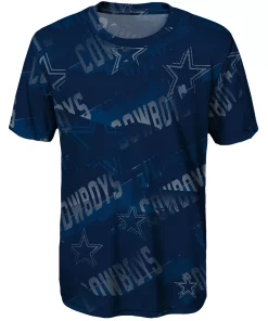 Youth Navy Dallas Cowboys Make Some Noise Sublimated T-Shirt 5 Youth Navy Dallas Cowboys Make Some Noise Sublimated T-Shirt -MLB Shop 5418145 ALT2