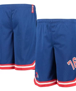 Alternative view of Youth Royal Philadelphia 76ers Box Out Baller Shorts