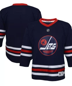 Alternative view of Toddler Navy Winnipeg Jets 2021/22 Alternate Replica Jersey