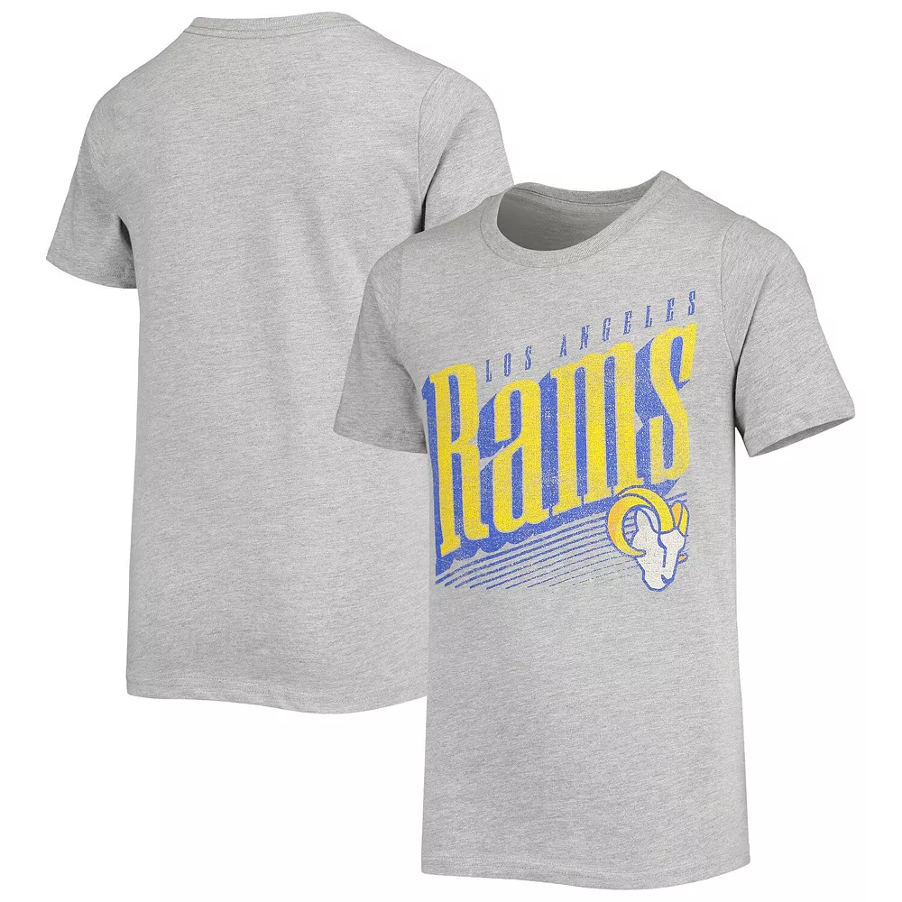 Youth Heathered Gray Los Angeles Rams Winning Streak T-Shirt 1 Youth Heathered Gray Los Angeles Rams Winning Streak T-Shirt