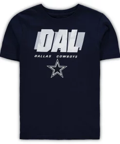 Preschool Navy Dallas Cowboys Storm T-Shirt