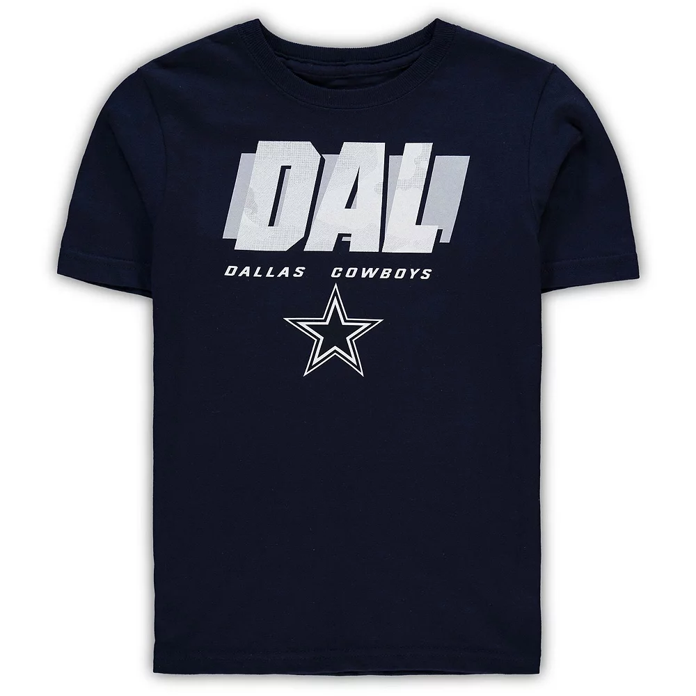 Preschool Navy Dallas Cowboys Storm T-Shirt 1 Preschool Navy Dallas Cowboys Storm T-Shirt
