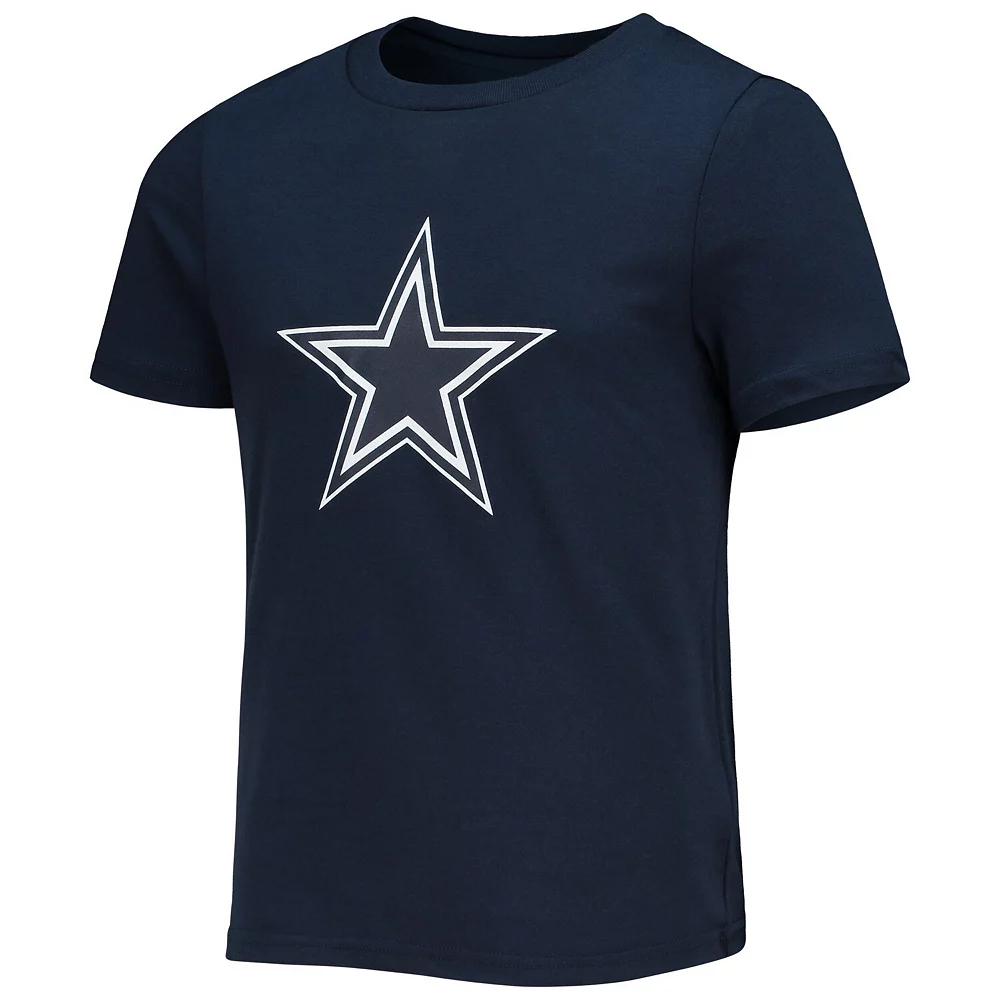 Girls Youth Navy Dallas Cowboys Primary Logo Fashion Fit T-Shirt 3 Girls Youth Navy Dallas Cowboys Primary Logo Fashion Fit T-Shirt - Image 3