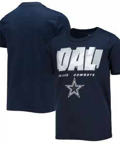 Youth Navy Dallas Cowboys Storm T-Shirt -MLB Shop 5424415 ALT