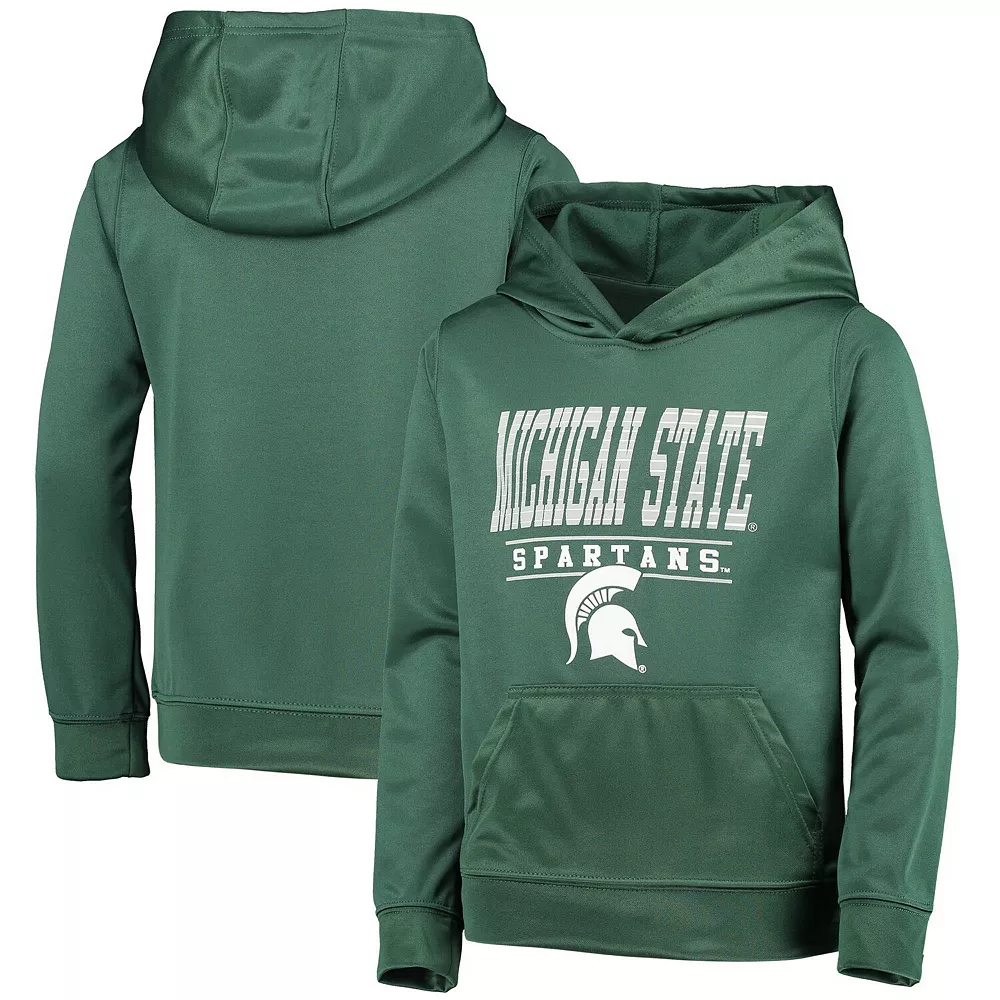 Youth Green Michigan State Spartans Fast Pullover Hoodie 1 Youth Green Michigan State Spartans Fast Pullover Hoodie